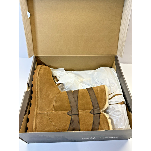 BearPaw Shelby 2012W Hickory II Women's Size 10 M Wool Sheep Skin New With Box - Picture 10 of 16